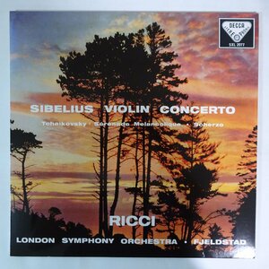 11188224;[ beautiful goods / britain DECCA/SXL/ weight record reissue ] Ricci /fi L start sibe Rius /va Io Lynn concerto other 