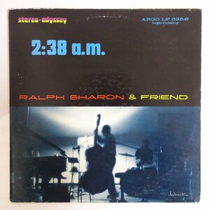 11188350;【US盤/Argo/金ラベル/深溝】Ralph Sharon & Friend / 2:38 a.m.