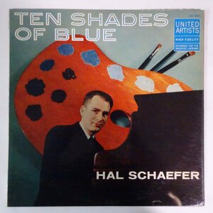 10026944;【USオリジナル/プロモ白ラベル/MONO/深溝/United Artists】Hal Schaefer / Ten Shades Of Blue