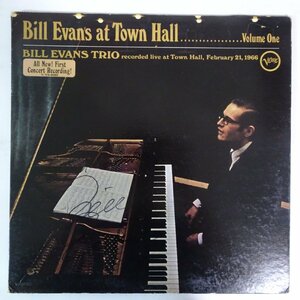 14031847;【US盤/Verve/直筆サイン/黒T字ラベル/MONO/VAN GELDER刻印/見開き】Bill Evans Trio / At Town Hall Volume One