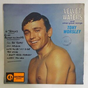11188621;【Australia盤/フリップバック/コーティングジャケ/MONO】Tony Worsley / Velvet Waters (And Other Great Songs)