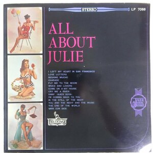 10026385;【国内盤/ペラジャケ/見開き/写真付き/赤盤/Liberty】Julie London / All About Julie ジュリー・ロンドンのすべて