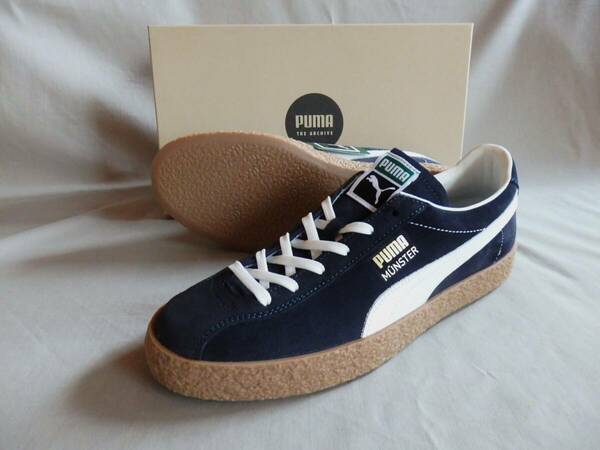 29cm！新品◆PUMA MUENSTER OG◆US11(29cm)NAVY◆サーフィン/スケートボード/スノーボード/BMX