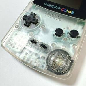 美品 GBC 本体 クリア ゲームボーイカラー 外箱 説明書 GAMEBOY COLOR Nintendo ゲームボーイ カラーの画像6