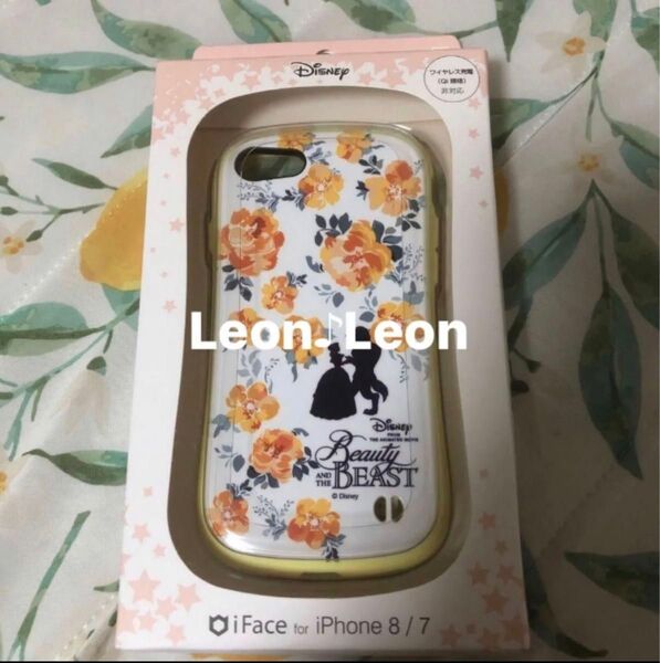 本日限定お値下げ iPhone7・8・SE スマホケース iFace 美女と野獣