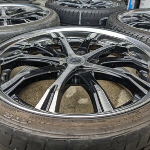 work シュバート SC4 19インチ 8J+46 +42 5H114.3 225/35R19 タイヤホイール アルファード ノアプリウスα ヴォクシー セレナ ステップ の画像3