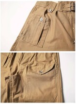 ★強烈 NON STOCK Gurkha 復刻 イギリス軍 人気 1943 KD コンバット パンツ Bグリーン 12oz サイズS〜3XL ヴィンテージ グルカ 英国★B242_画像5