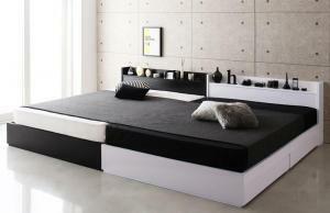  полки * розетка * место хранения имеется большой современный дизайн bed BAXTER Baxter белый черный 