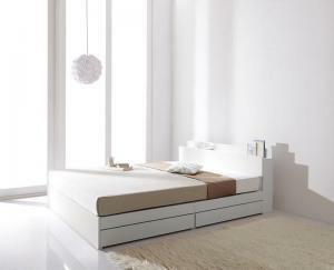  shelves * outlet attaching storage bed ma chattemasheto premium pocket coil with mattress double white black 