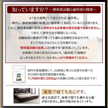 組立設置付 長く使える国産頑丈大容量跳ね上げ収納ベッド BERG ベルグ ベッドフレームのみ 縦開き シングル ホワイト_画像5