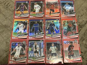 最新2023-24 Panini Donruss Soccer red optic 12枚セット /299