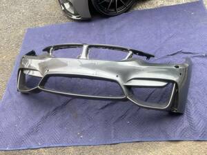 BMW F80 M3 F82 M4 original front bumper carbon splitter attaching personal delivery possibility 