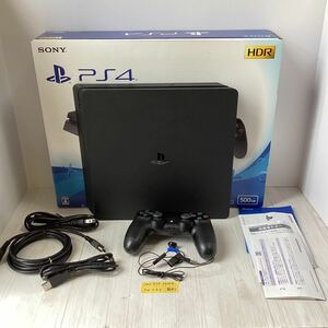 完品　PlayStation4 ジェット・ブラック 500GB CUH-2200AB01（44）