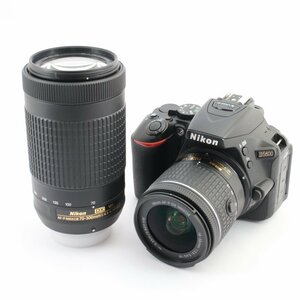 Nikon デジタル一眼レフカメラ D5600 ダブルズームキット ブラック D5600WZBK