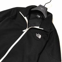 極美品！ THE NORTH FACE ザ ノースフェイス トラックジャケット ジャージ スウェット ブラック メンズ XL _画像4