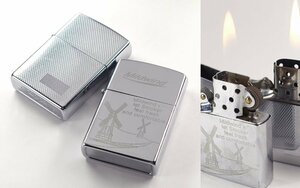 ∇花∇2001年製ZIPPO＆オイルライター2点セット