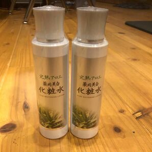 アロエ本舗　完熟アロエ　薬用美白化粧水　120ml 2本セット