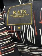 半額、、、★デッドストック新品 RATS ラッツ ATOMIC PATTERN SHIRT アトミックパターン アロハシャツ 半袖シャツ_画像4