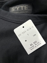 4000円引き、、★新品 ヨウジヤマモト Tシャツ S‘YTE Cotton Jersey Crew Neck HalfLayered 半袖カットソーUT-T03-018_画像2