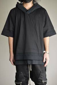 7000円引き、、、新品2024SS NAPE_ Blind Wild Half Sleeve Hoodie"Black" パーカー シャツ ≠ バックラッシュ DEVOA