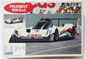  not yet constructed Gunze industry GUNZE SANGYO Peugeot 905Ev1 plastic model rare price scale 1/24 decal 2 sheets 25 year and more before buy one owner goods 