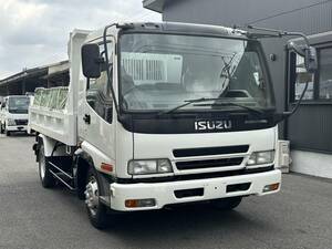  анимация иметь! распродажа!H18 год Isuzu Forward самосвал грузоподъёмность 3950kg 5.2L дизель 6 скорость MT двигатель отличное состояние! Saga Fukuoka 