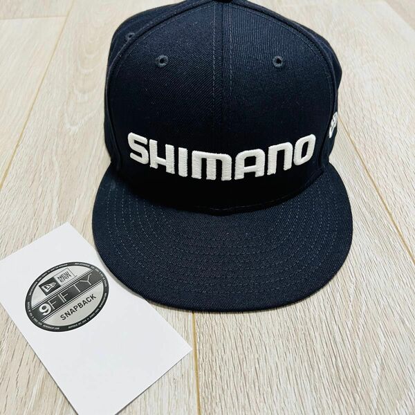 シマノ　ニューエラ　SHIMANO New ERA 限定　キャップ　帽子　ネイビー　ホワイト　ブラック