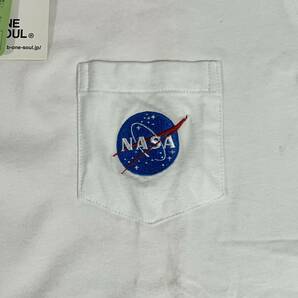 ★ NASA(ナサ) x B ONE SOUL(ビー・ワン・ソウル) ★ コラボ ポケT 半袖Tシャツ Lサイズ MEATBALL ミートボール (タグ付き未着用品)の画像4
