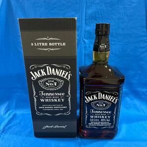 ジャック ダニエル ブラックラベル オールド No.7 超特大瓶3000ml 40度 テネシーウイスキー 専用箱付き