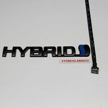 トヨタ ハイブリッドエンブレム レッド HYBRID ロゴ クリエイティブ 車関連シリーズ CAR カスタム 黒 J769_画像4