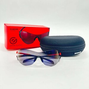 ◎L316 ELECOM × SWANS GAMING GLASSES エレコム スワンズ ゲーミンググラス 大型レンズ ブルーライトカット率87％ (ma)