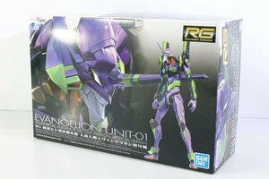 *004*[ unused ]BANDAI RG all-purpose hito type decision war . vessel person structure human Evangelion Unit-01 plastic model 