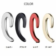 ◆ワイヤレスbluetoothイヤホンハンズフリーマイク骨伝導 レッド_画像5