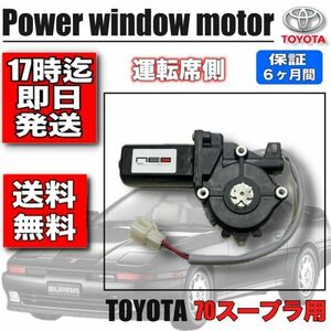 トヨタ 70 スープラ・ パワー ウィンドウ モーター 運転席 レギュレータモーター 新品　ネオコレクション JZA70 / MA70 / GA70