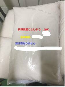 長野県産令和５年産　新米コシヒカリ100％10kg　業務用　送料無料