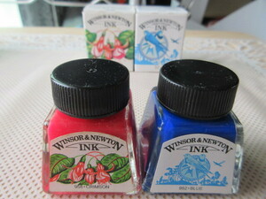 Winsor & Newton／ウィンザー＆ニュートン [ドローイングインク 14mL]～2色セット