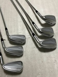 PING i230 5〜W 6本セット　アイアン　モーダス115S ライ角　ブラック　中古　ピン