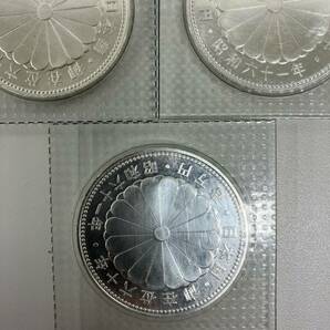 #3830 昭和天皇 御在位 1万円銀貨 5枚  記念硬貨 ブリスターパック入り 保管品 の画像5
