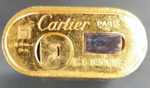 #6927 Cartier カルティエ ガスライター E58962 金無垢 着火動作〇 ブランド ライター 喫煙具 現状品 _画像6