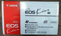 #6872 Canon キャノン NEW EOS Kiss kit 28-80ⅣU 完品 美品 EF28-80mm f/3.5-5.6Ⅳ レンズキット 一眼 カメラ 使用感少 箱付き 付属品付き_画像9