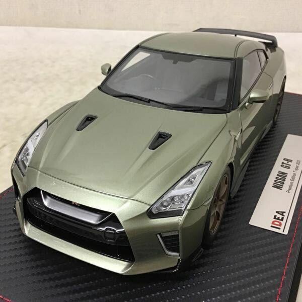 IDEA 1/18 IDEA 1/18 ニッサン GT-R プレミアムエディション T-spec 2022 ミレニアムジェイド