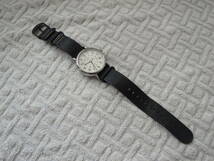 TIMEX INDIGLO 腕時計 革ベルト　ブラック　電池交換済み_画像2