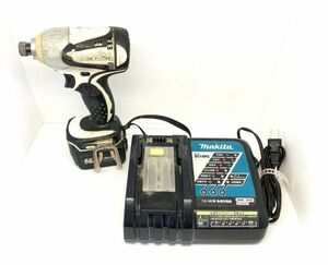 1スタ～通電・動作品【マキタ/makita】インパクトドライバ（TD131D）充電器（DC18RC) 　本体のみ　現状品