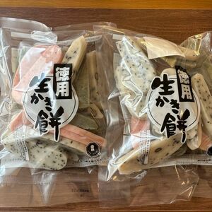 徳用生かき餅500g×2袋 うさぎもち 形状、厚さ等不ぞろいなものの詰め合わせです。