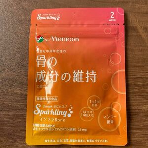 ※2week めにサプリ Sparkling イソフラBone マンゴー風味 14日分 14粒入