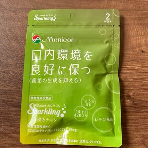 ※2week めにサプリ Sparkling お茶カテキン レモン風味 14日分 42粒入