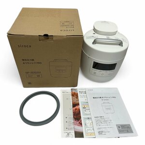 Shiroka Siroca Electric Dative Pot Pot Home Chef Pro Technology Technology 1 Блок 10 Роли SP-2DM251 Емкость нержавеющей стали 2.4 л белый