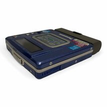 パナソニック Panasonic SJ-MR220-A ブルー ポータブルMDレコーダー MDLP対応 MD録音再生兼用機 MDウォークマン MDプレーヤー_画像4