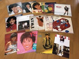 早見優 さん LPレコード 13枚 映画パンフレット YU HAYAMI 80S JAPANESE POP IDOL LP RECORD