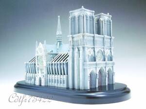 Notre Dame Cathedral　ノートルダム大聖堂　フランス　パリ　LENOX　レノックス　世界遺産　置物　ハンドメイド　非常に希少